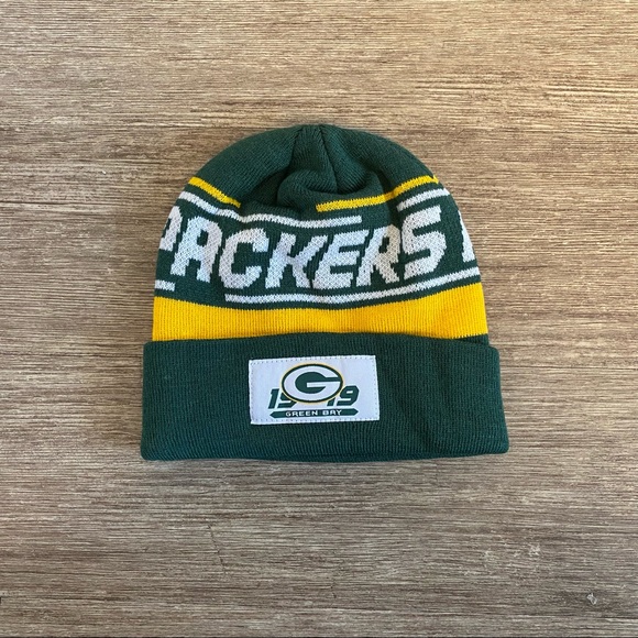Green Bay Packers Cuff Knit Hat - Picture 1 of 2